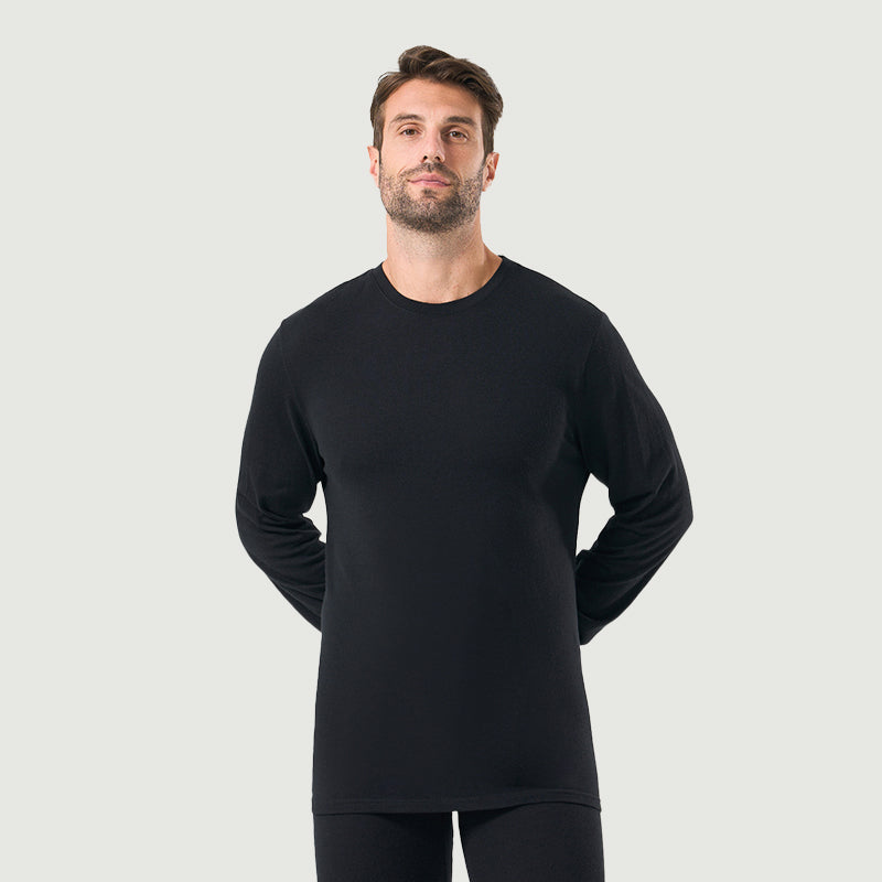Men's Merino 200g Long Sleeve Crew Thermal Top