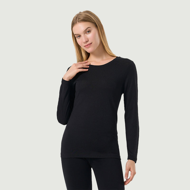 Women's Merino 200g Long Sleeve Crew Thermal Top