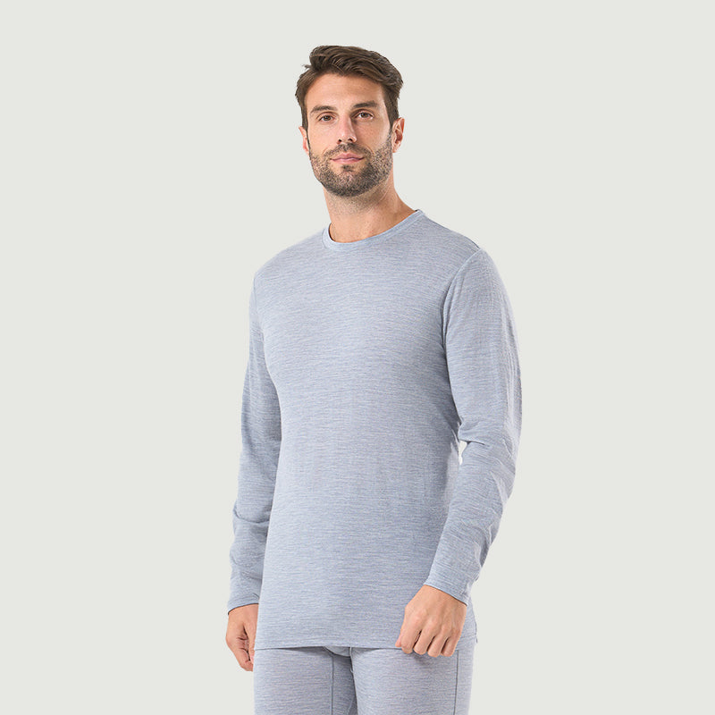 Men's Merino 200g Long Sleeve Crew Thermal Top