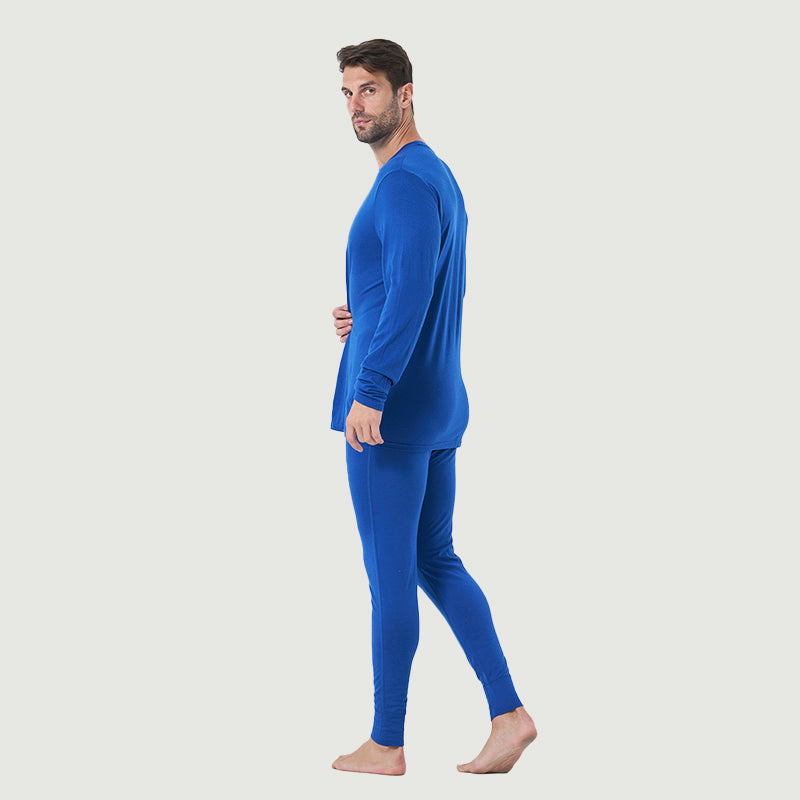 Ropa interior térmica 100% lana merina para hombre Verde militar - MT22