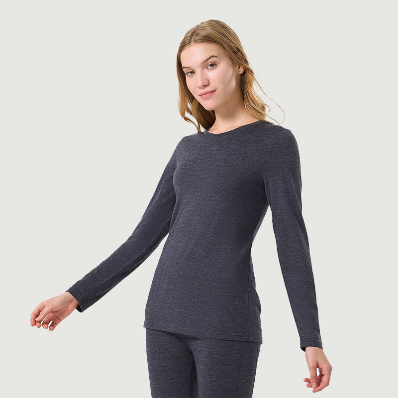 Women's Merino 200g Long Sleeve Crew Thermal Top