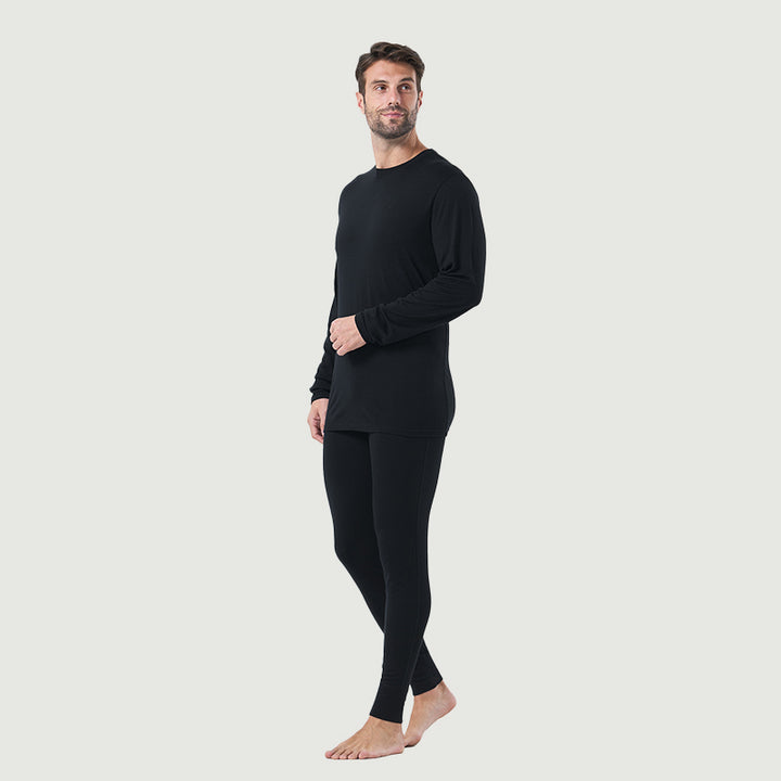 Ropa interior térmica 100% lana merina para hombre Verde militar - MT22