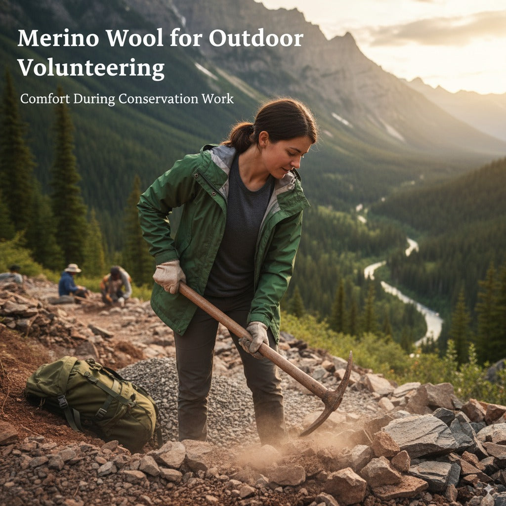 Merino Wool for Outdoor Volunteering: Comfort During Conservation Work
