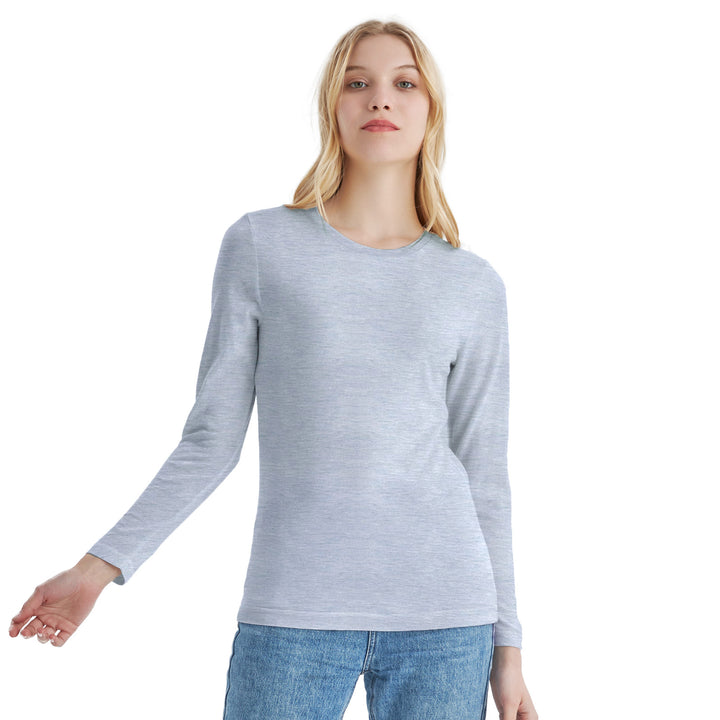 Women's Merino 170 Classic All-Season Base Layer Crew Grey Heather