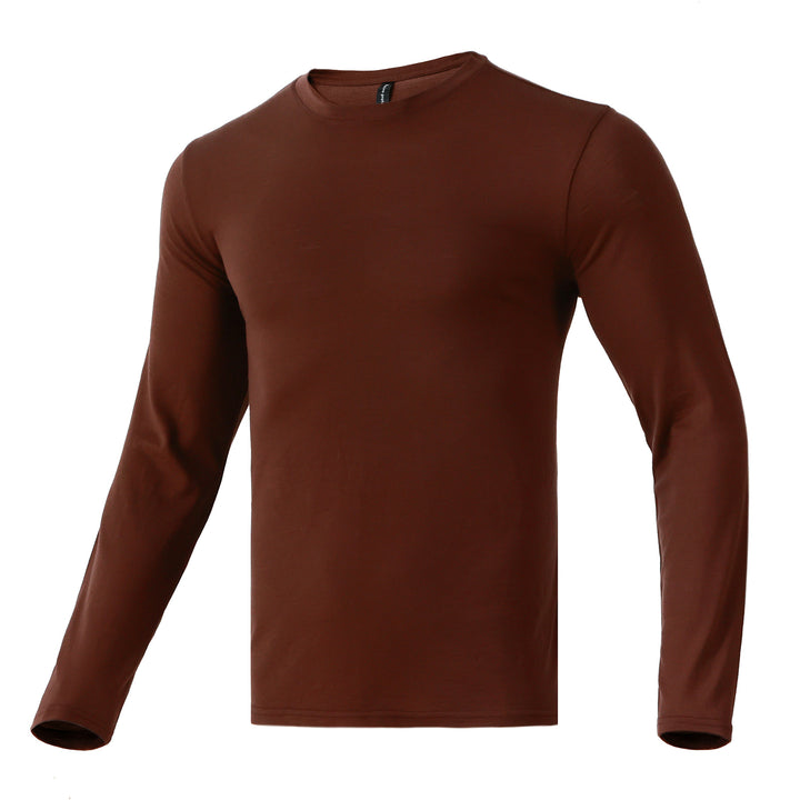 Men's Merino 160 Base Layer Top Green Khaki