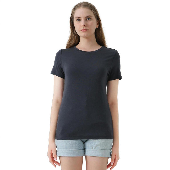 Camiseta Mujer 100% Lana Merino Carbón - MT02 