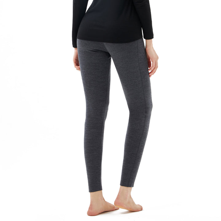 Women’s 100% Merino Wool Thermal Underwear Tights Dark Grey - MT23