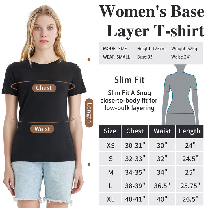 Women's Merino 170 Classic Short Sleeve T-Shirt Black