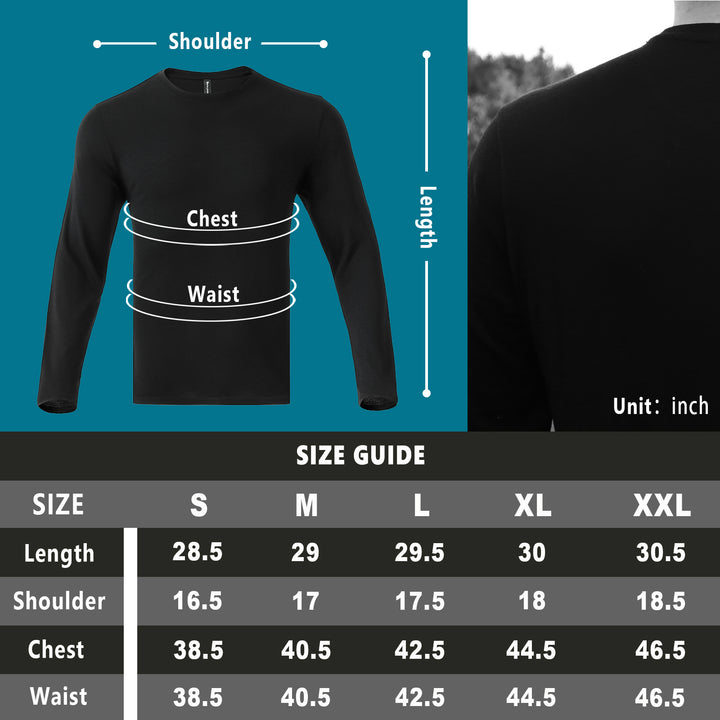 Men's Merino 160 Base Layer Top Black