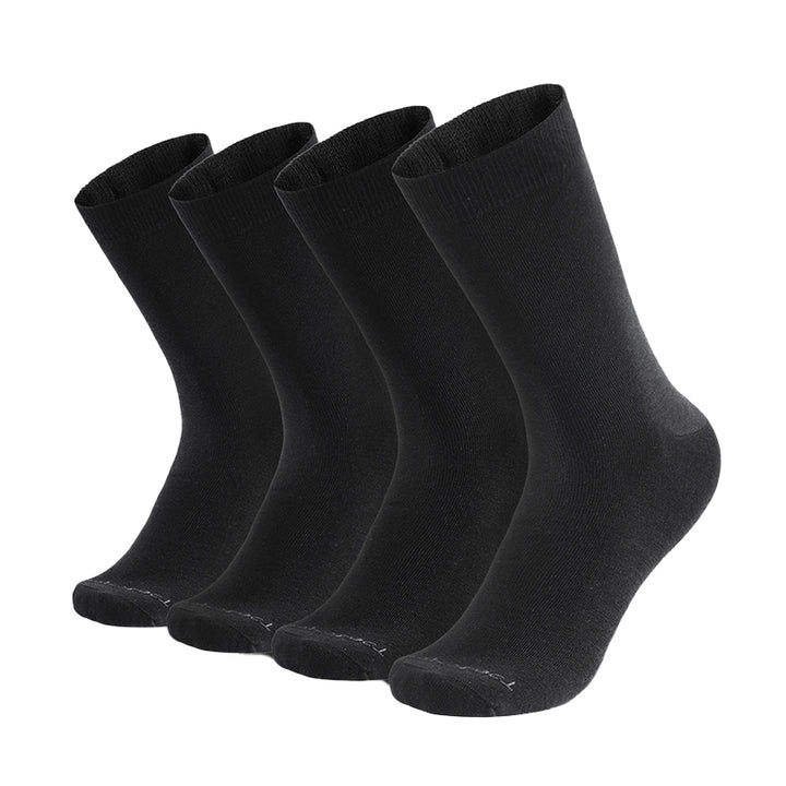Herrensocken aus Bio-Merinowolle, Schwarz, 4 Paar - MT16 