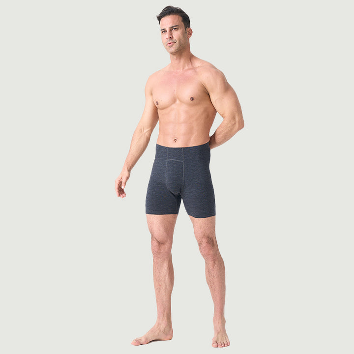 Calzoncillos Boxer Ropa Interior 100% Lana Merino para Hombre Negro - MT15