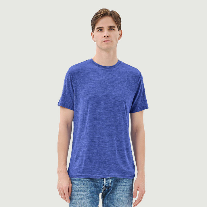 Camiseta de Hombre 100% Lana Merino Blue Bell - MT27 