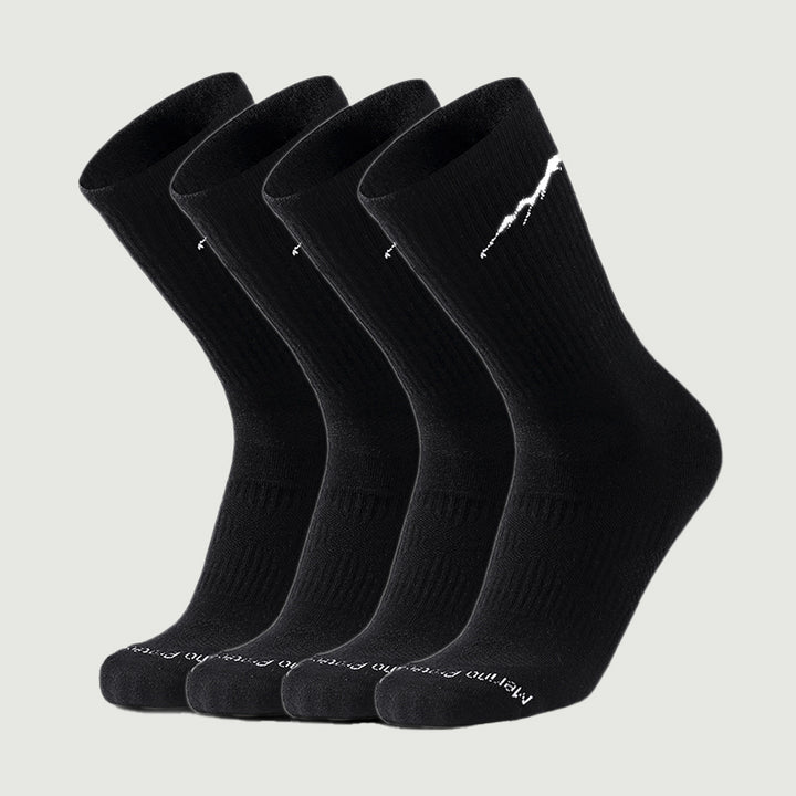 Men's Merino Hike Crew Socks - 4 Pairs