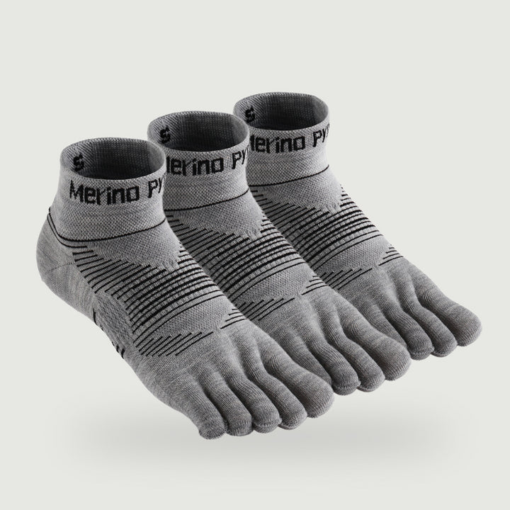 Merino Hike Lightweight Mini-Crew Five-Toe Socks - 3 Pairs