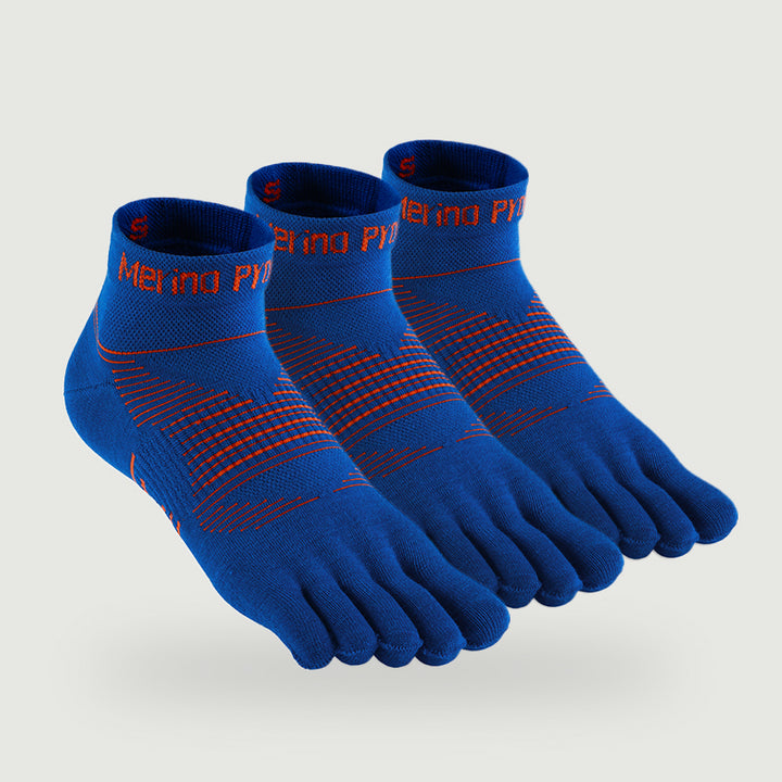 Merino Hike Lightweight Mini-Crew Five-Toe Socks - 3 Pairs
