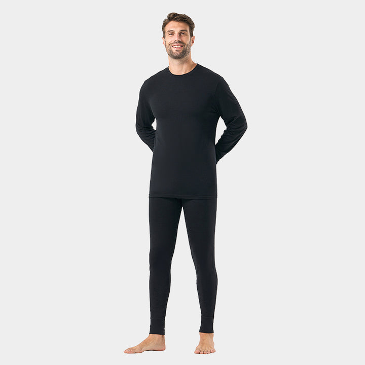 Ropa interior térmica 100% lana merina para hombre Verde militar - MT22 
