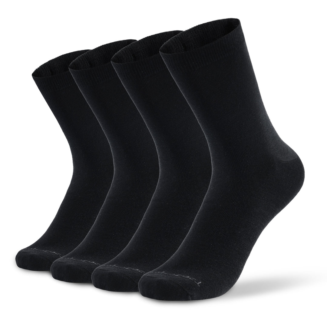 Men's Merino Lightweight Crew Socks - 4 Pairs