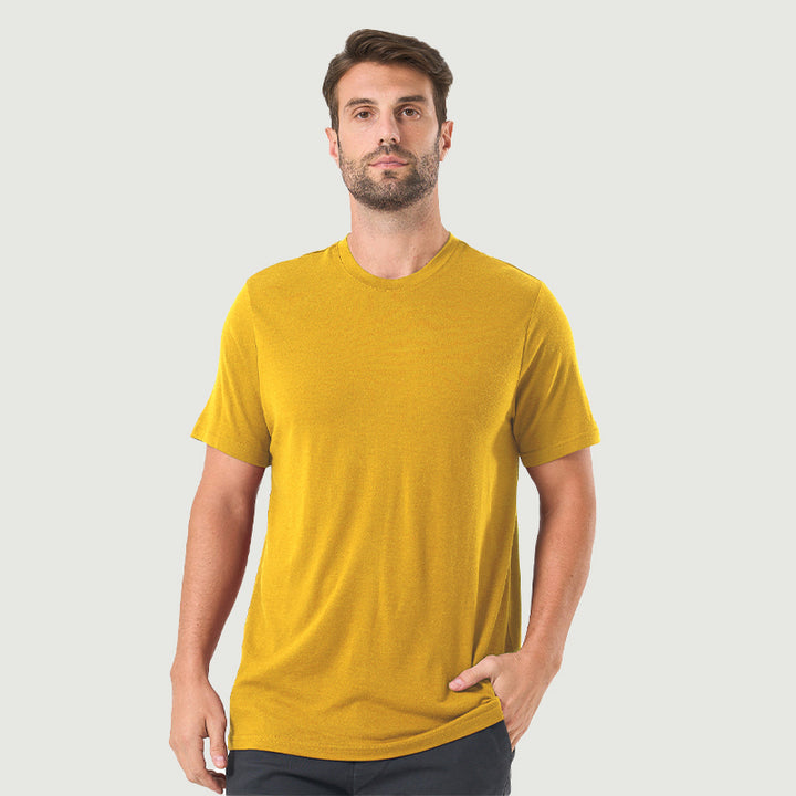Camiseta Hombre 100% Lana Merino Verde Oscuro - MT01 