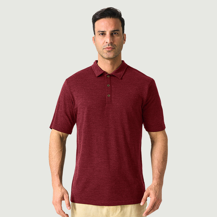 Polos De Hombre 100% Lana Merino Negro - MT24 