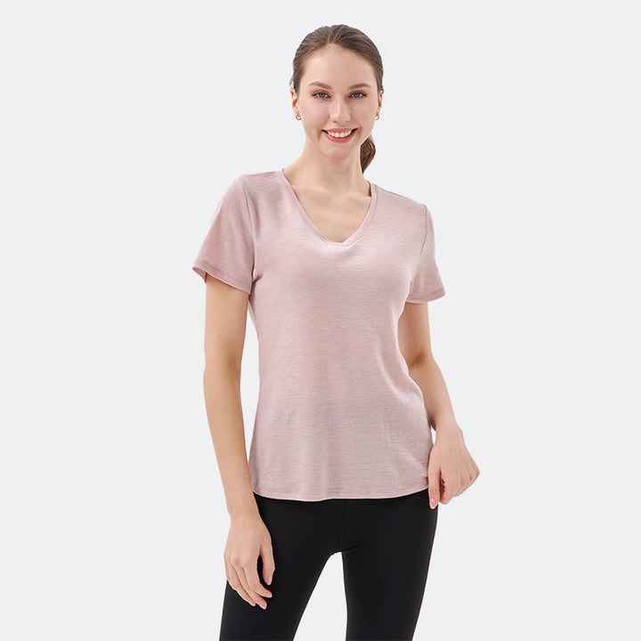 Women's Merino 200g V-Neck T-Shirt