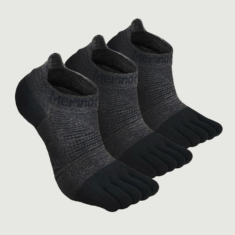 Damen 1 Paar Merinowollsocken Schwarz - MT17 