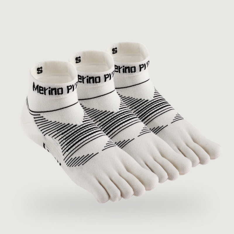 Merino Hike Lightweight Mini-Crew Five-Toe Socks - 3 Pairs