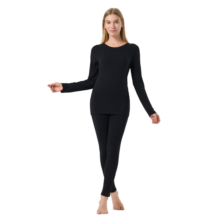 Women's Merino 250 Thermal Base Layer Set Black