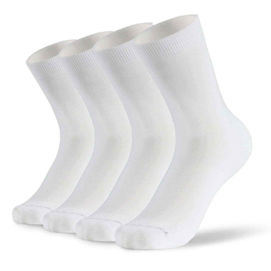 Damensocken aus Bio-Merinowolle, 4 Paar, Schwarz – MT17