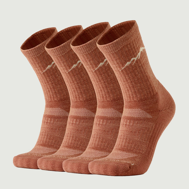 Damensocken aus Bio-Merinowolle, 4 Paar, Schwarz – MT17