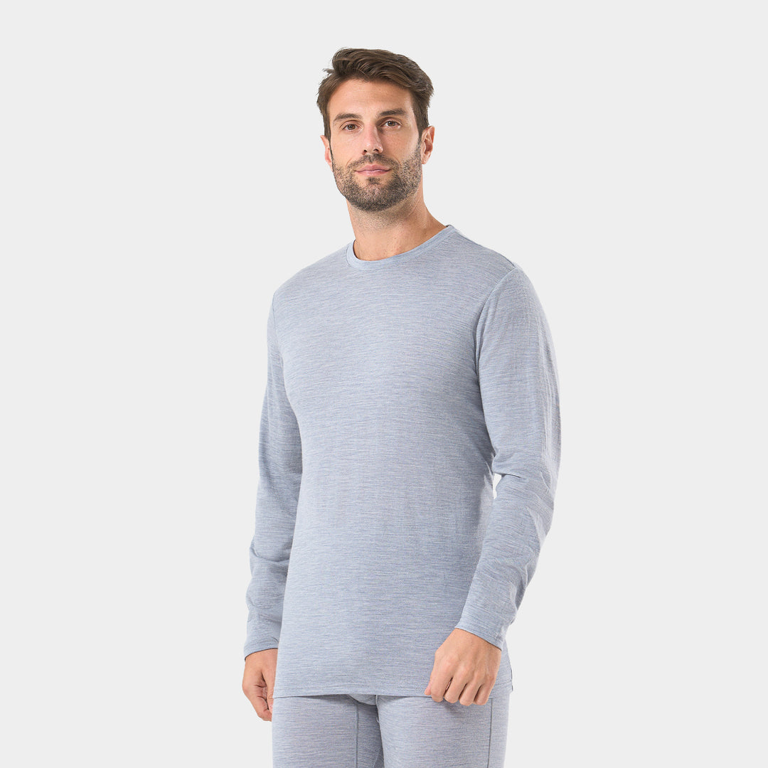 Men's Merino 200g Long Sleeve Crew Thermal Top