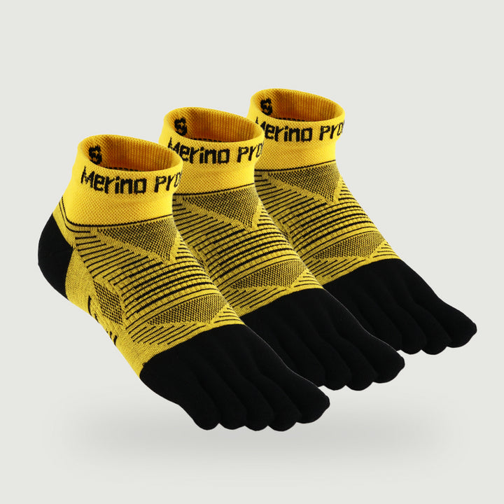 Merino Hike Lightweight Mini-Crew Five-Toe Socks - 3 Pairs