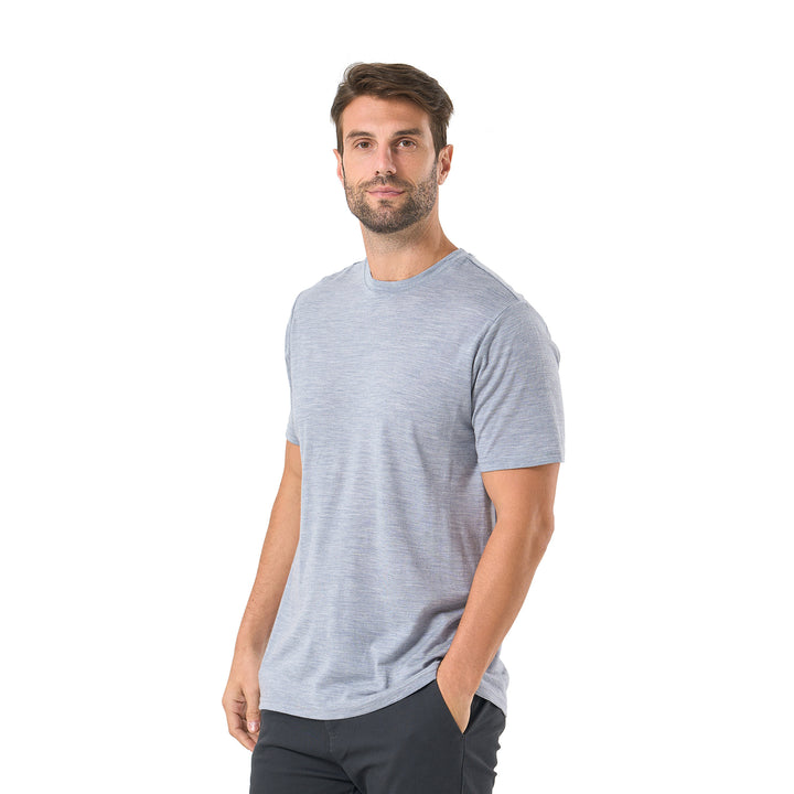 Camiseta Hombre 100% Lana Merino Verde Oscuro - MT01 