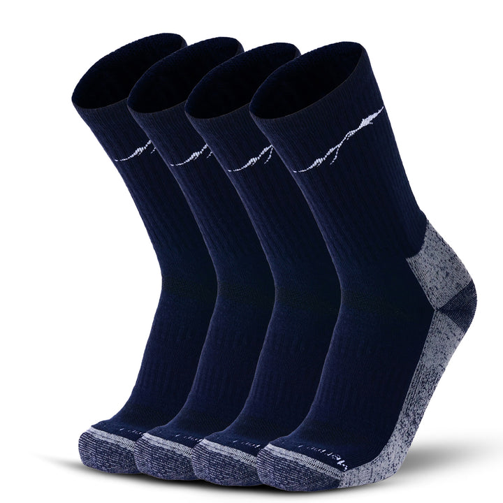 Herrensocken aus Bio-Merinowolle, Marineblau, 4 Paar - MT16 