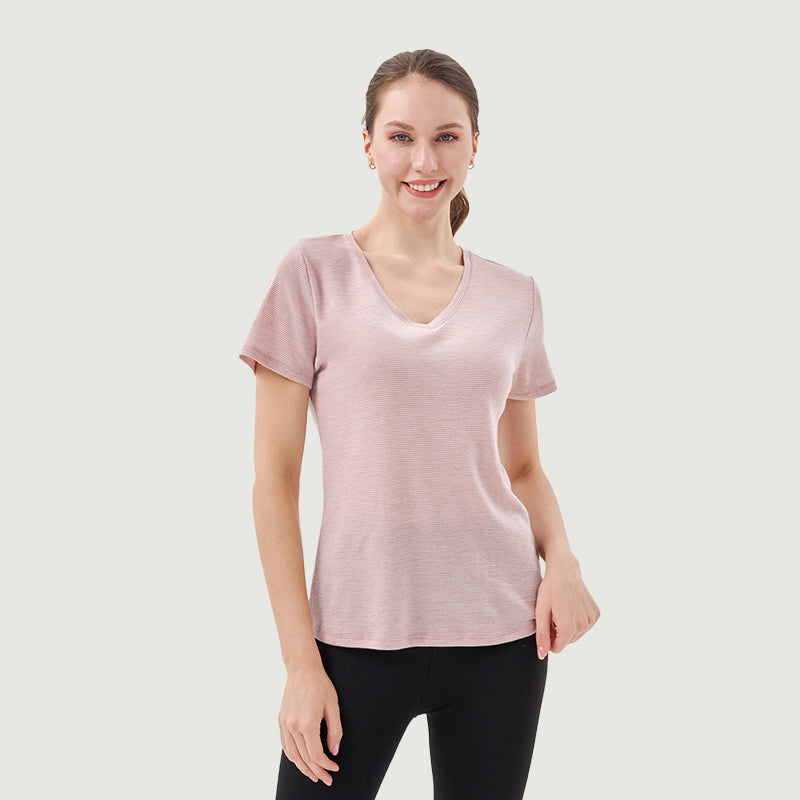 Women's Merino 200g V-Neck T-Shirt - Final Sale