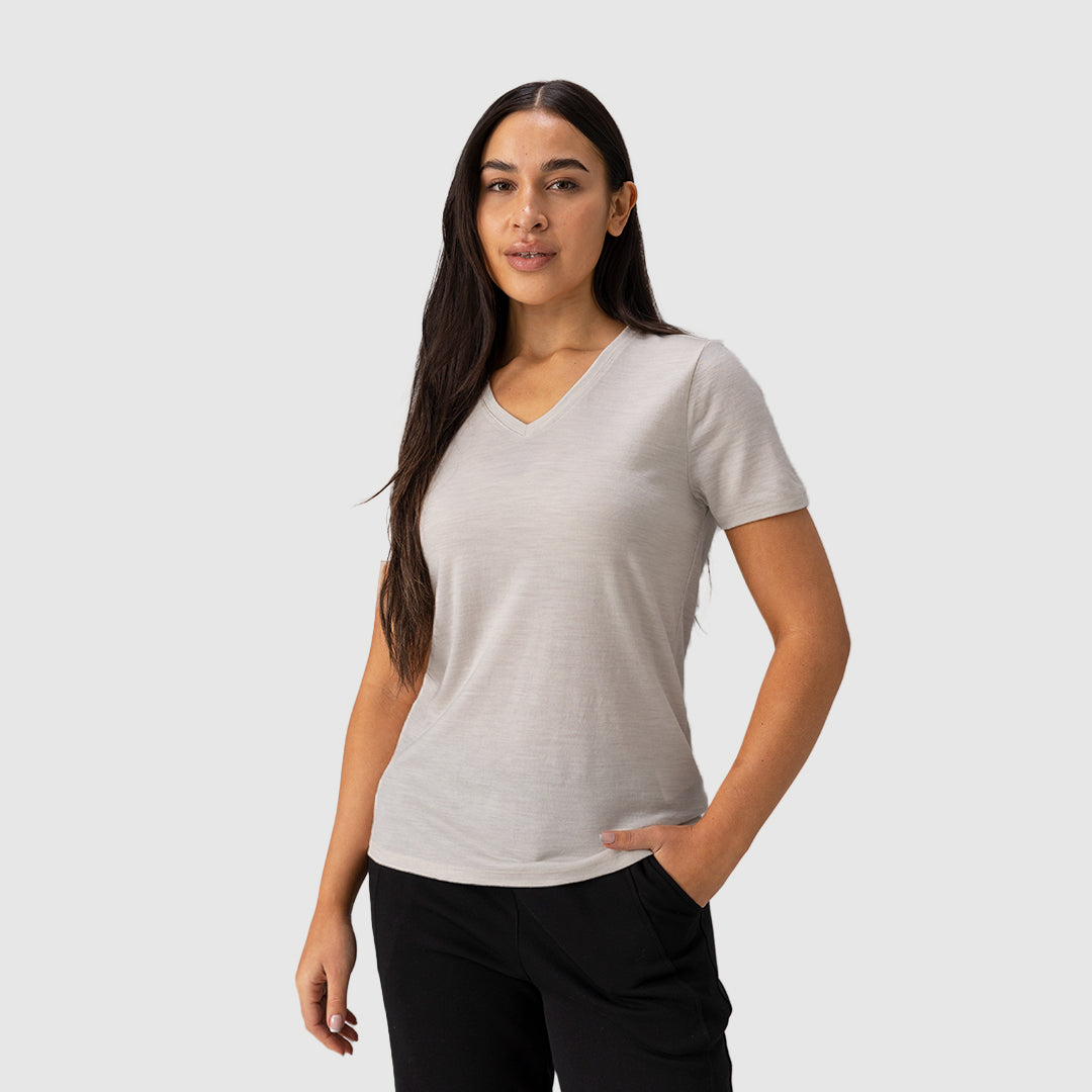 Women’s Merino 200g V-Neck T-Shirt