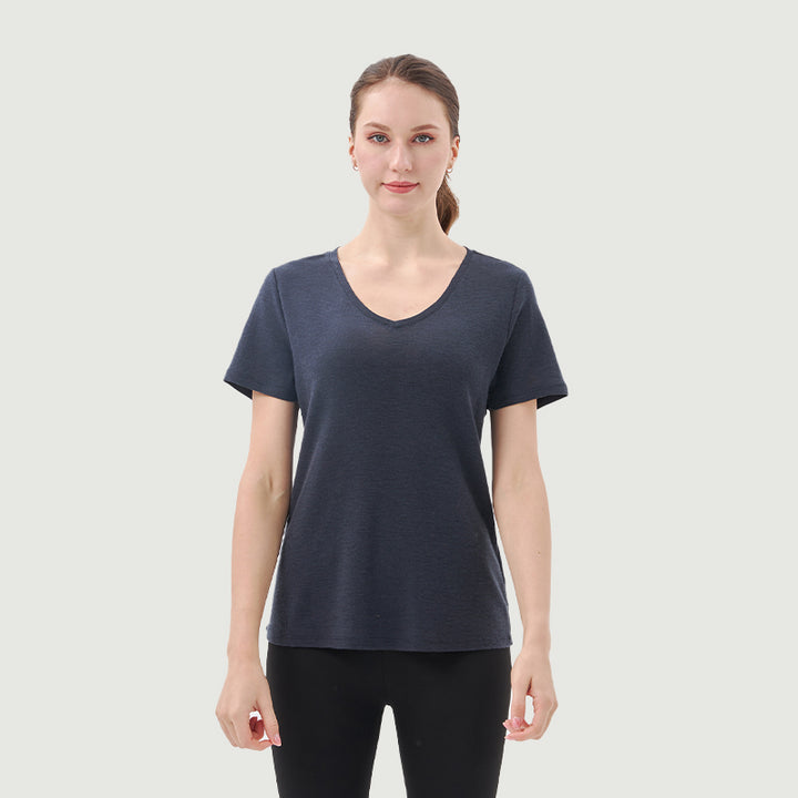 Women's Merino 200g V-Neck T-Shirt - Final Sale