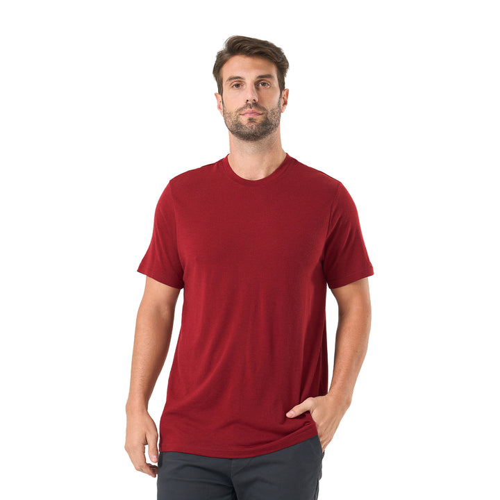 Camiseta Hombre 100% Lana Merino Verde Oscuro - MT01 