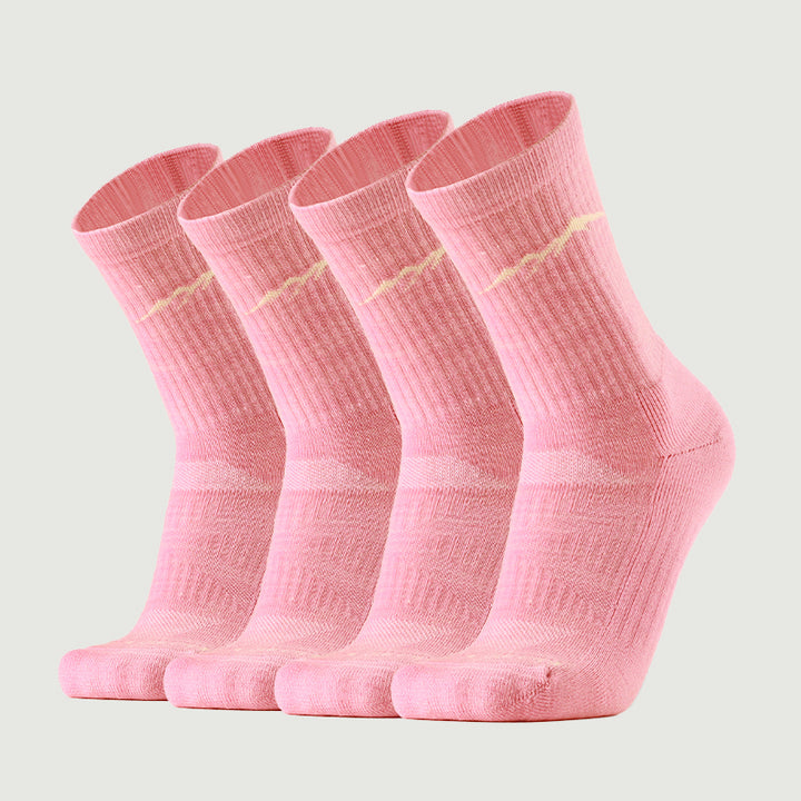 Damensocken aus Bio-Merinowolle, 4 Paar, Schwarz – MT17