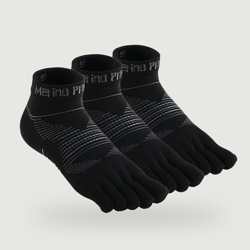 Merino Hike Lightweight Mini-Crew Five-Toe Socks - 3 Pairs