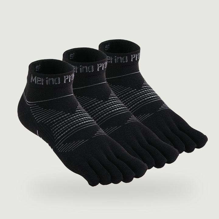 Merino Hike Lightweight Mini-Crew Five-Toe Socks - 3 Pairs
