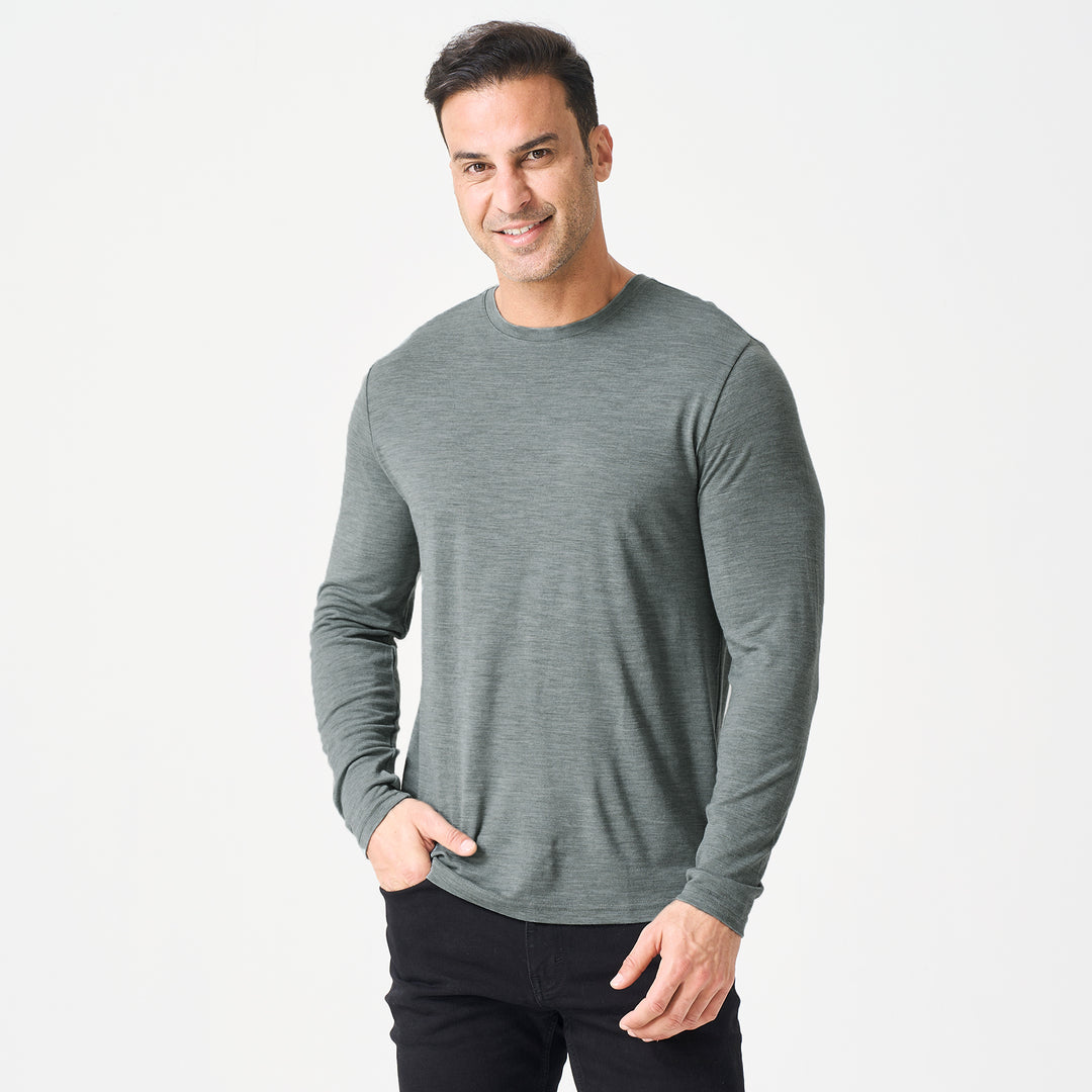 Men's Merino 170g Classic All-Season Base Layer Crew
