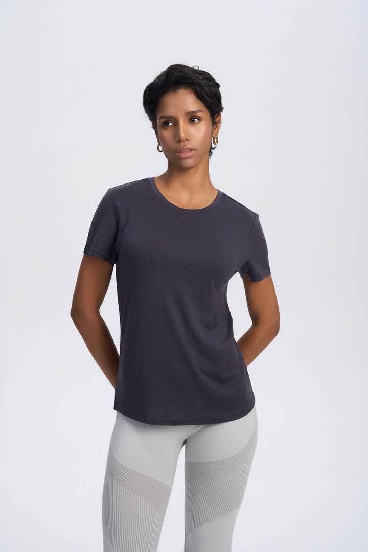 Damen Merino 170g Crew T-Shirt