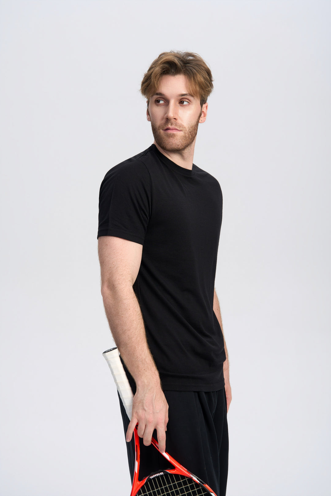 Camiseta de Lana Merino 150g con Cuello Redondo para Hombre
