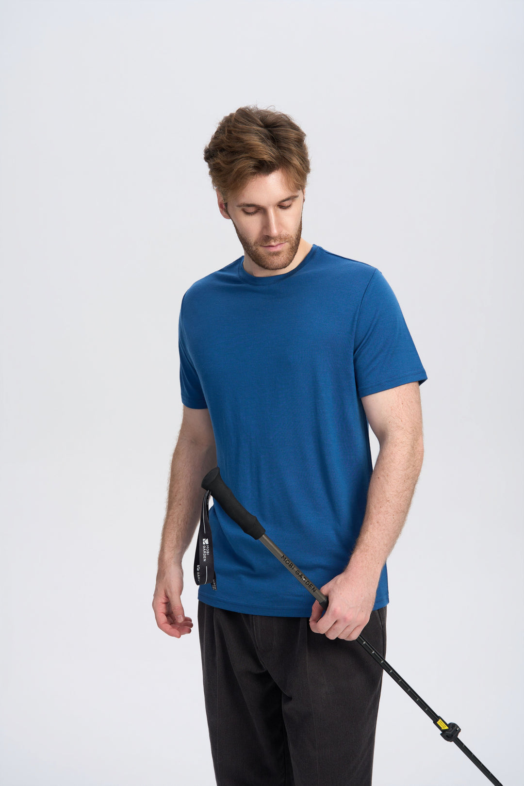 Camiseta Hombre 100% Lana Merino Negra - MT01 