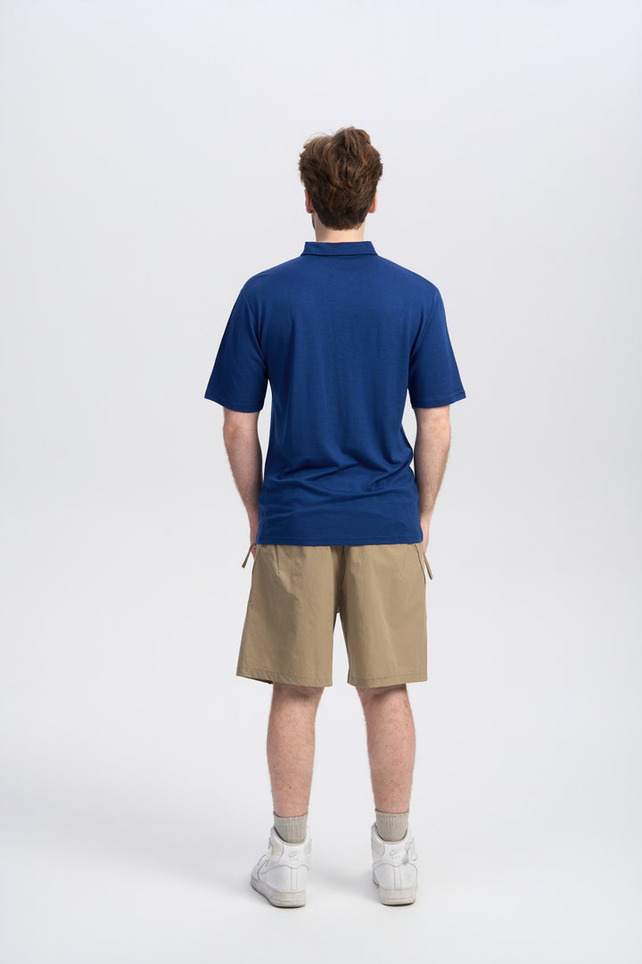 Merino Kurzarm-Polo für Herren, 170 g