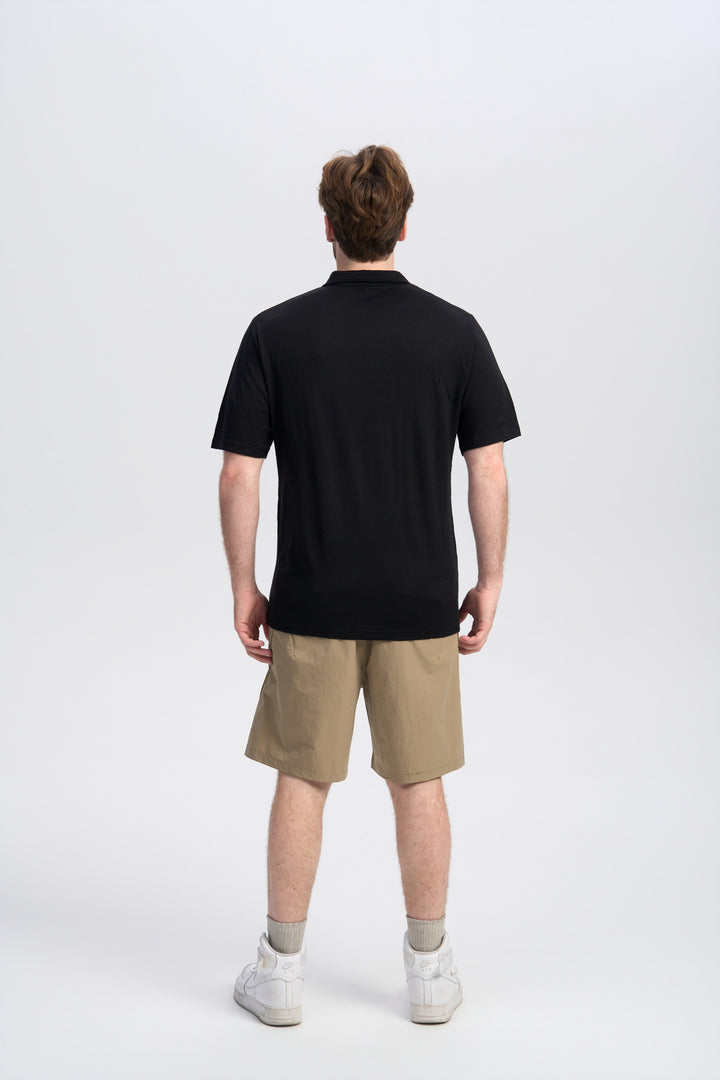 Merino Kurzarm-Polo für Herren, 170 g