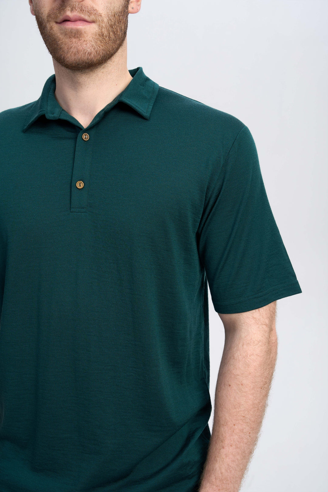 Merino Kurzarm-Polo für Herren, 170 g