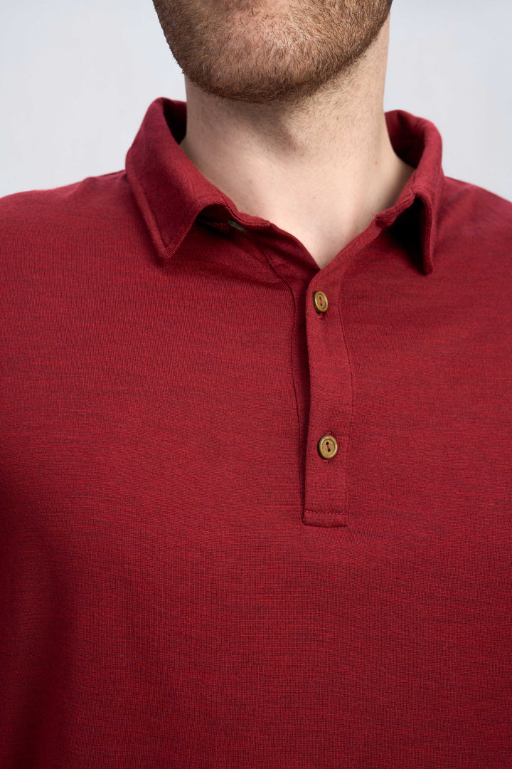 Merino Kurzarm-Polo für Herren, 170 g