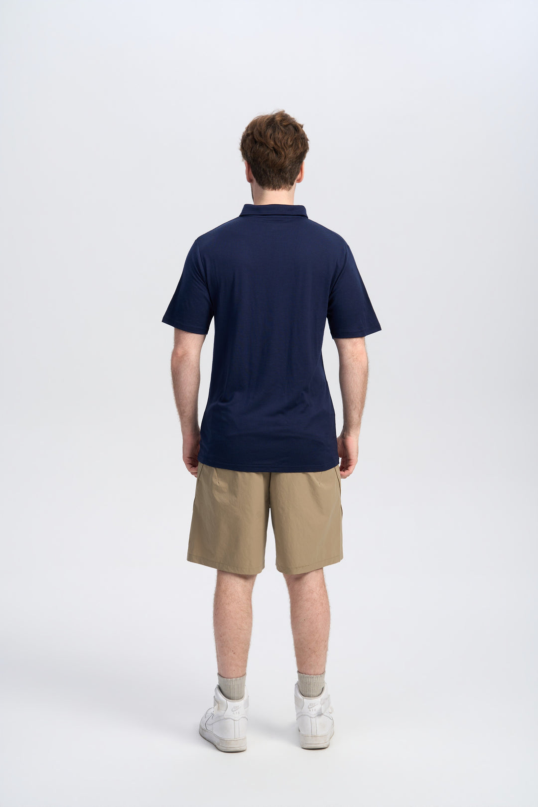 Merino Kurzarm-Polo für Herren, 170 g