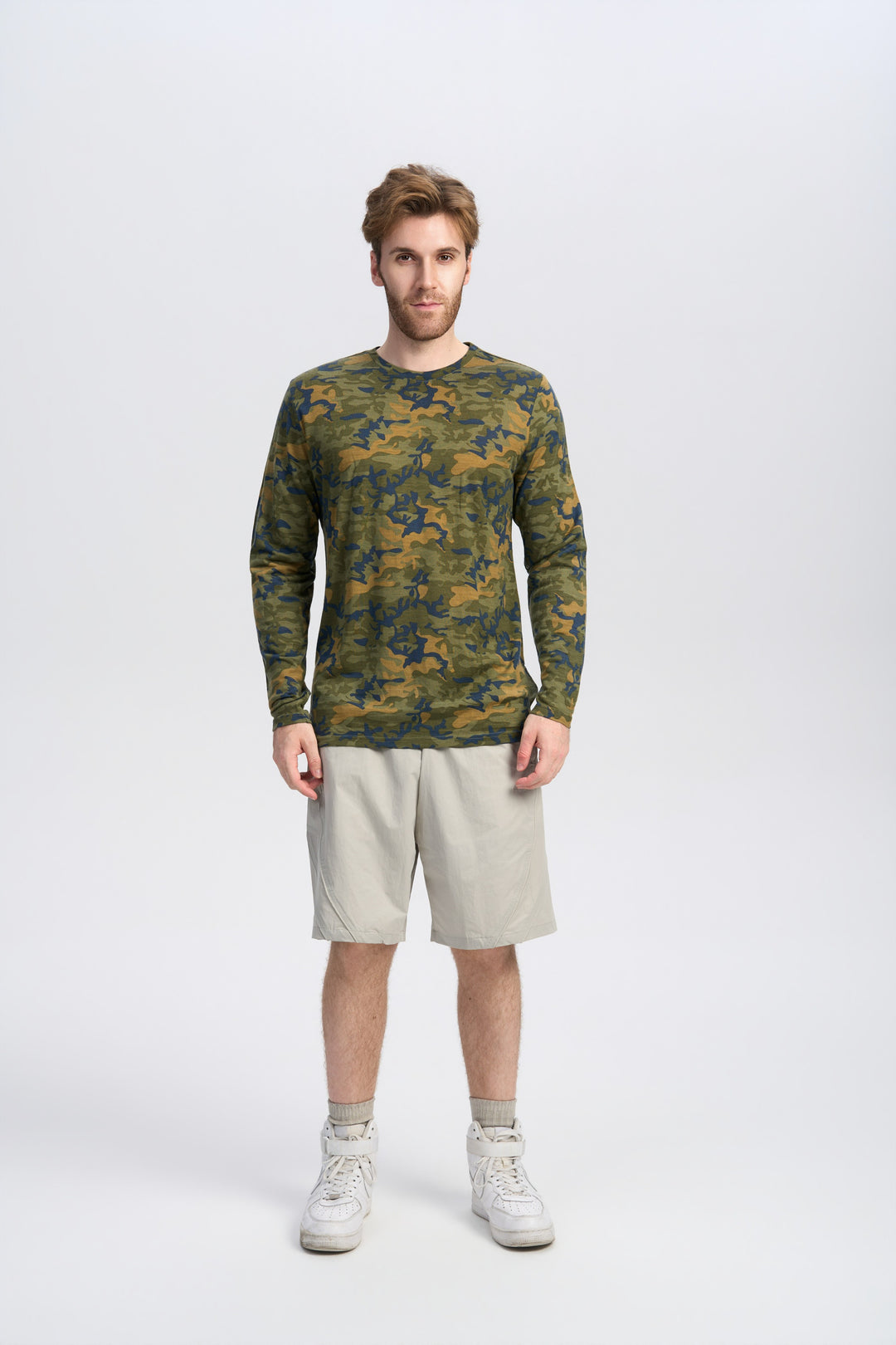 Herren Merino Langarmshirt 170 g – Ganzjahres-Crew